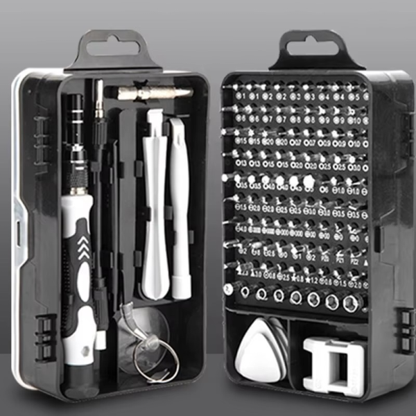 115-in-1 Precision Magnetic Screwdriver Set – Stainless Steel Flat Head Repair Tool Kit For Phones, Computers, Laptops, Watches, Eyeglasses, And Other Electronics – Tool Kit
